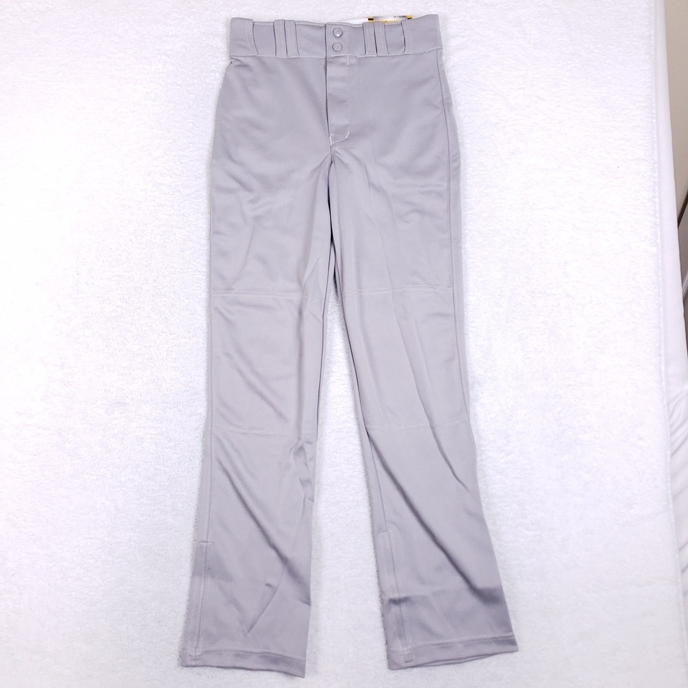Kids Light Gray Baseball Pants